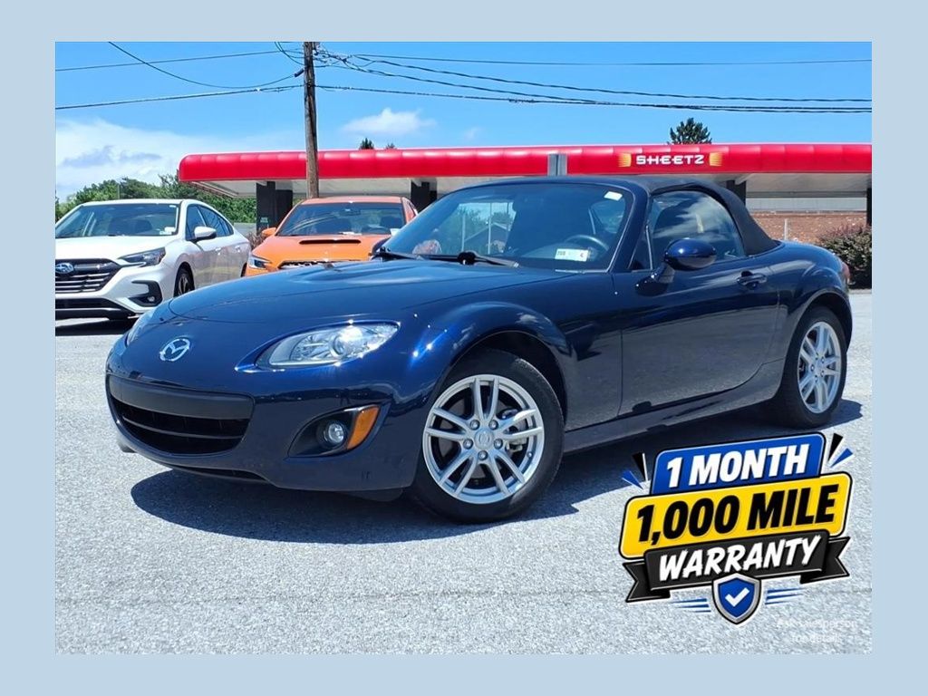 Stormy Blue Mica 2012 Mazda MX-5 Miata Sport RWD Convertible Rear-Wheel Drive 5-Speed Manual
