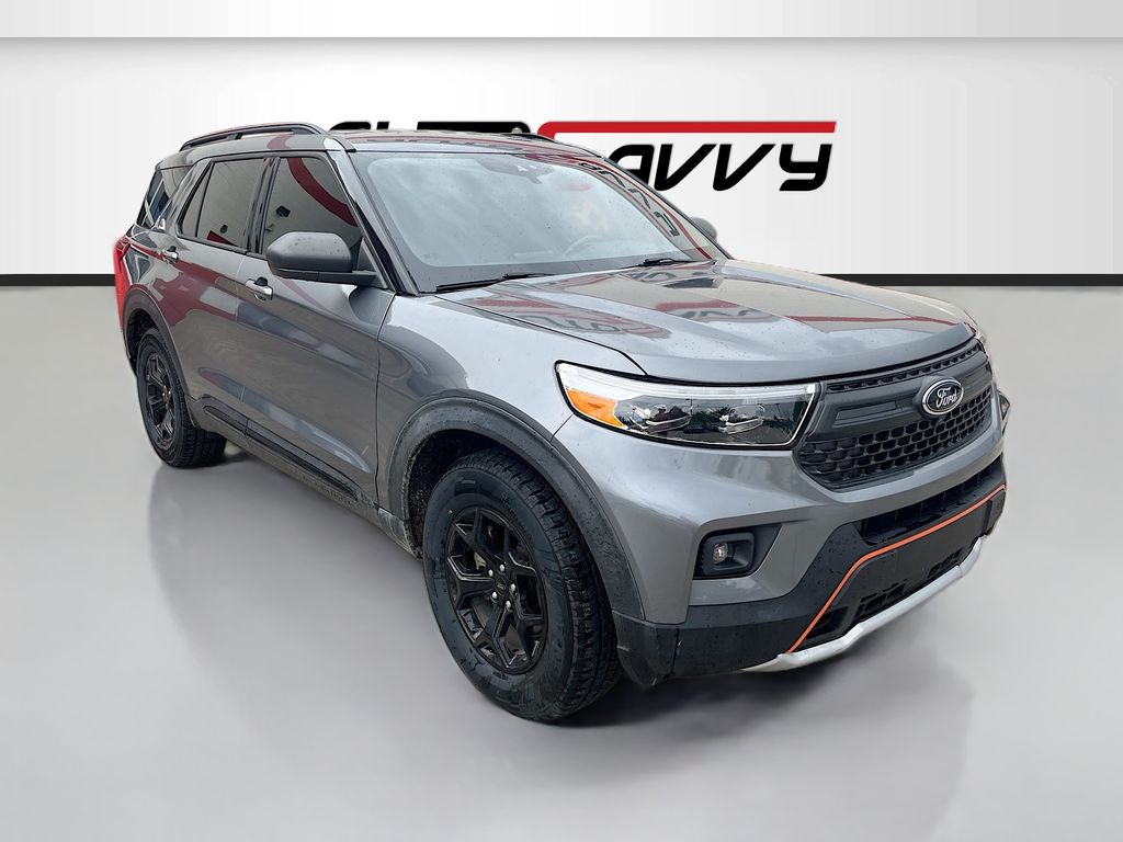 Gray Metallic 2022 Ford Explorer SUV / Crossover All-Wheel Drive Automatic