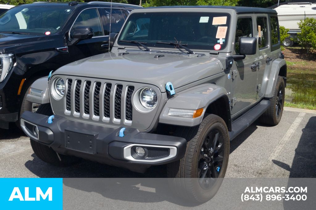 Used 2023 Gray Jeep Sahara 4xe image 23