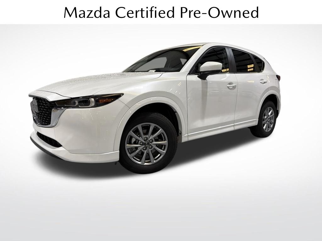 Rhodium White Metallic 2025 Mazda CX-5 2.5 S Select AWD SUV / Crossover All-Wheel Drive 6-Speed Automatic
