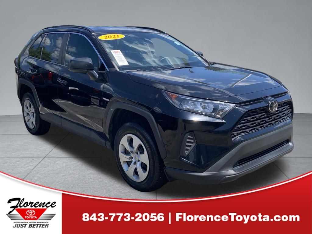 Midnight Black Metallic 2021 Toyota RAV4 SUV / Crossover Front-Wheel Drive 8-Speed Automatic