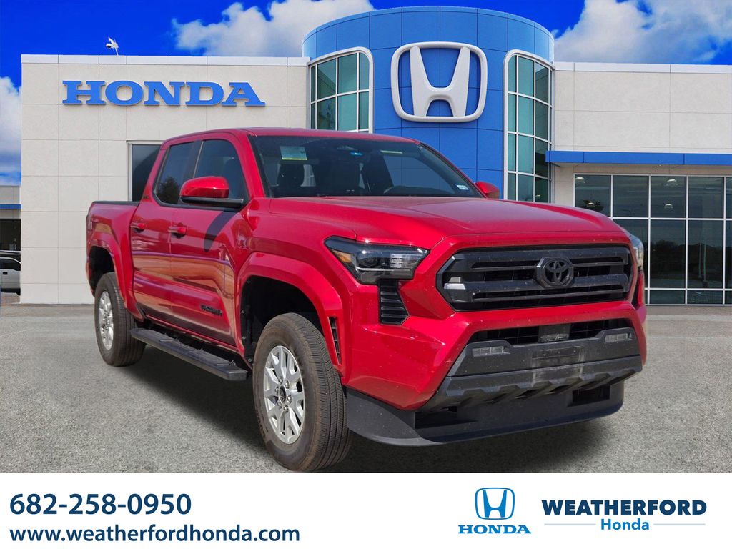 Red 2025 Toyota Tacoma Pickup Truck Four-Wheel Drive 8-Speed Automatic
