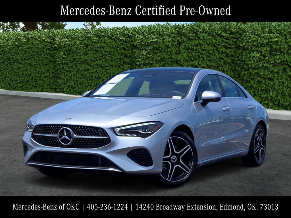 Cirrus Silver Metallic 2026 Mercedes-Benz CLA Coupe All-Wheel Drive 8-Speed Dual Clutch