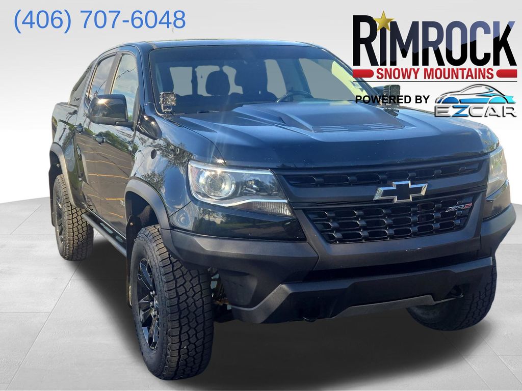Black 2019 Chevrolet Colorado Pickup Truck Four-Wheel Drive 8-Speed Automatic