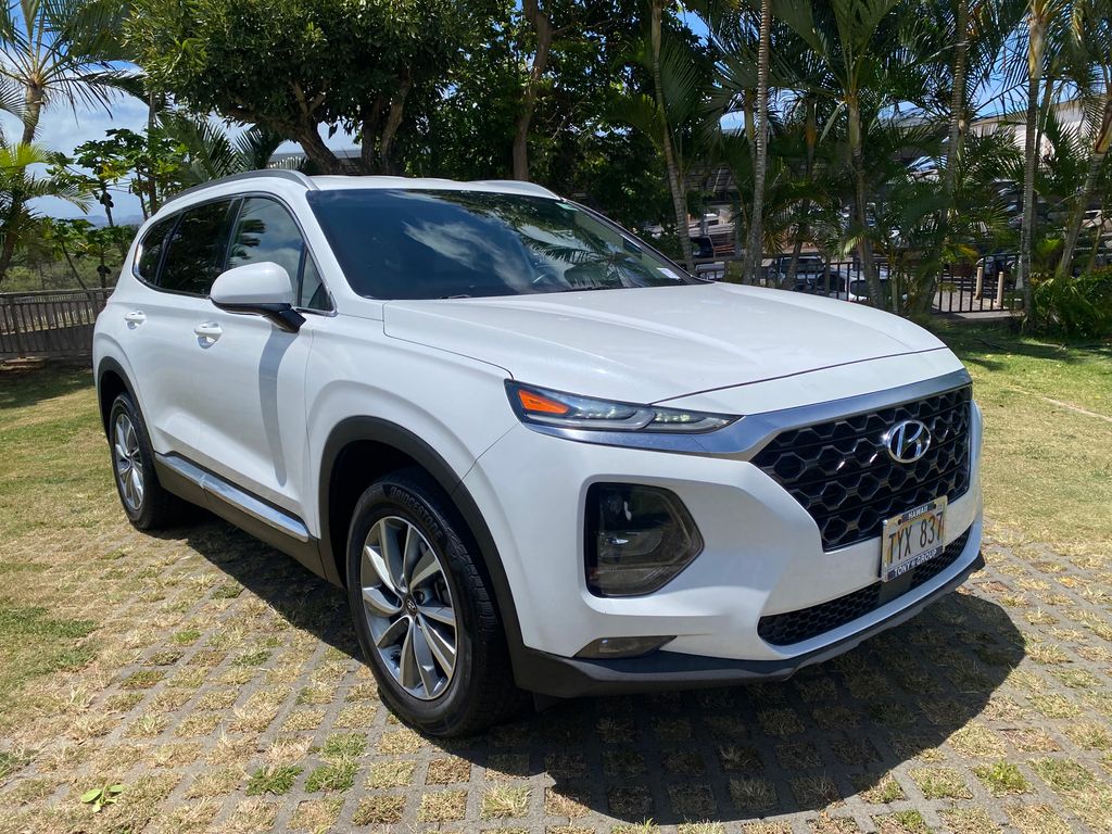 Quartz White 2020 Hyundai Santa Fe SUV / Crossover Front-Wheel Drive 8-Speed Automatic