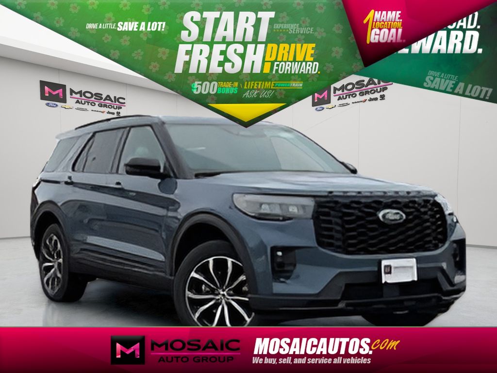 Vapor Blue Metallic 2026 Ford Explorer ST-Line AWD SUV / Crossover All-Wheel Drive Automatic