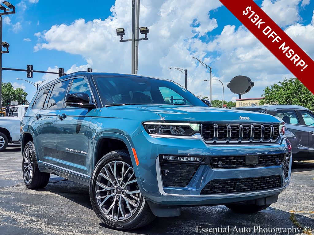 Gray (Steel Blue) 2026 Jeep Grand Cherokee L SUV / Crossover Four-Wheel Drive 8-Speed Automatic