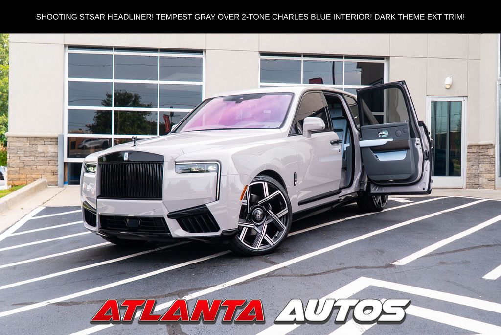 Tempest Gray 2025 Rolls-Royce Cullinan SUV / Crossover All-Wheel Drive 8-Speed Automatic