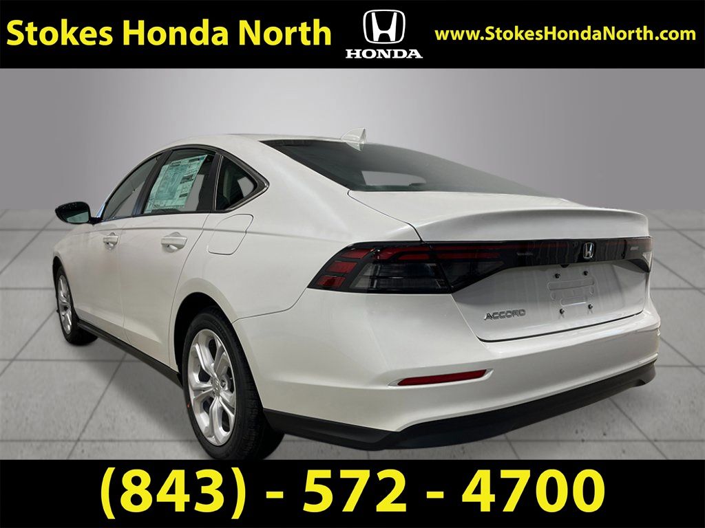 2026 Honda Accord LX White at Stokes Honda North