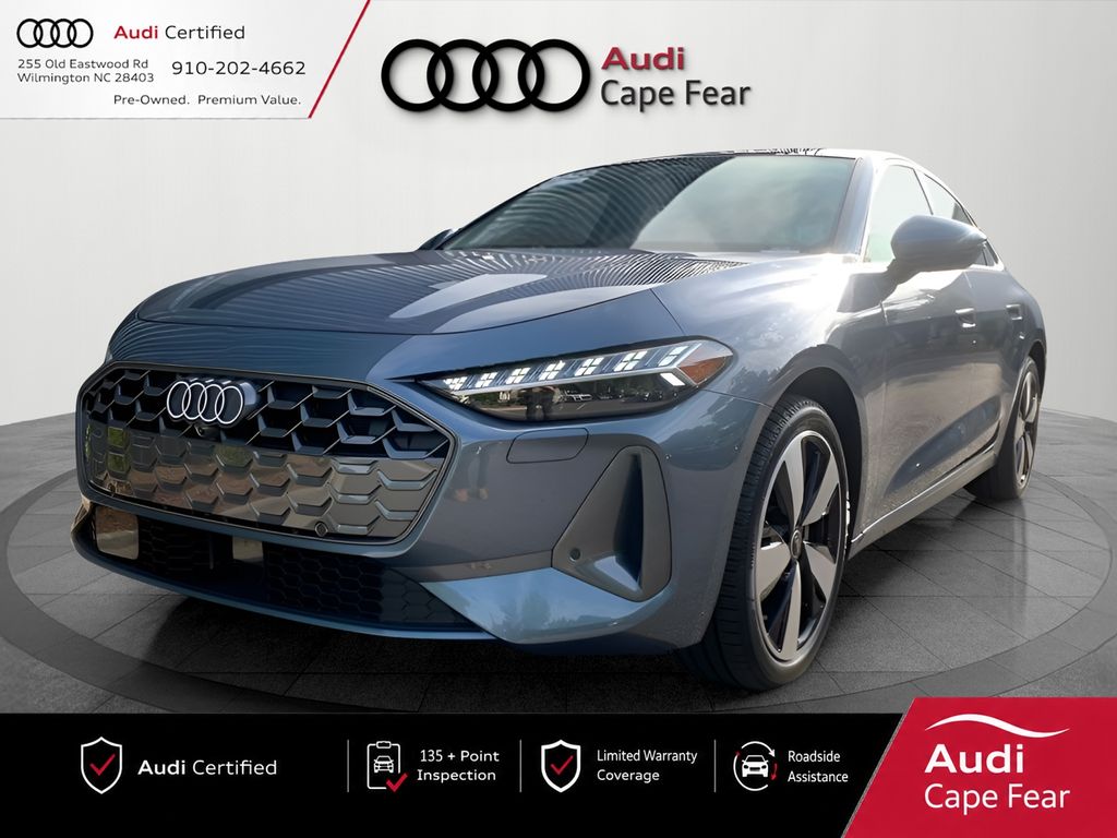 Horizon Blue Metallic 2025 Audi A5 Sedan All-Wheel Drive 7-Speed Automatic