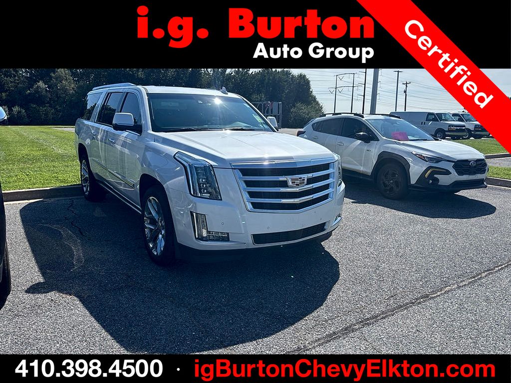 Crystal White 2019 Cadillac Escalade ESV SUV / Crossover Four-Wheel Drive