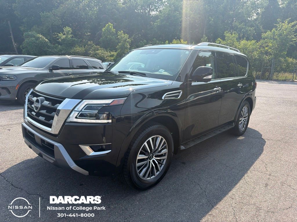 Super Black 2024 Nissan Armada SUV / Crossover Four-Wheel Drive 7-Speed Automatic