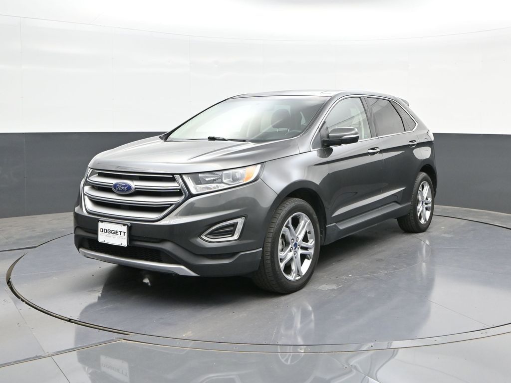 Gray 2017 Ford Edge SUV / Crossover Front-Wheel Drive 6-Speed Automatic