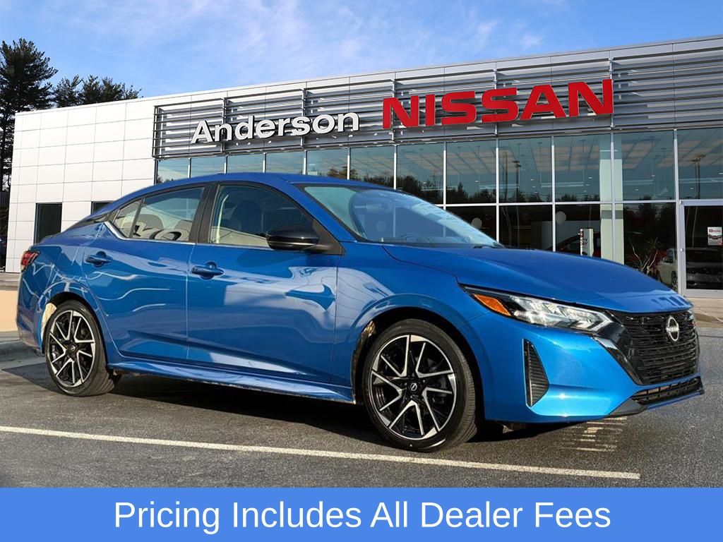 Electric Blue Metallic 2024 Nissan Sentra Sedan Front-Wheel Drive Continuously Variable Transmission