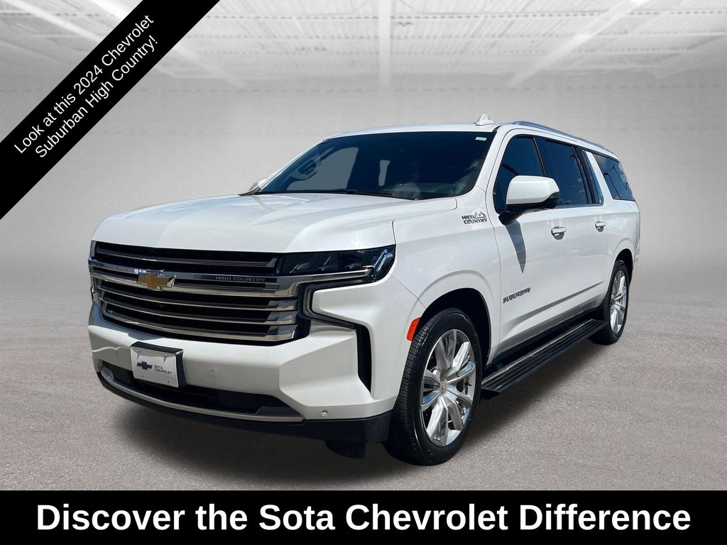 White (Iridescent Pearl Tricoat) 2024 Chevrolet Suburban SUV / Crossover Four-Wheel Drive Automatic