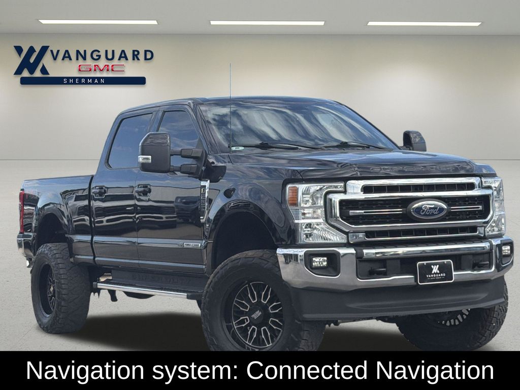 Black Metallic 2022 Ford F-250 Super Duty Pickup Truck Four-Wheel Drive Automatic