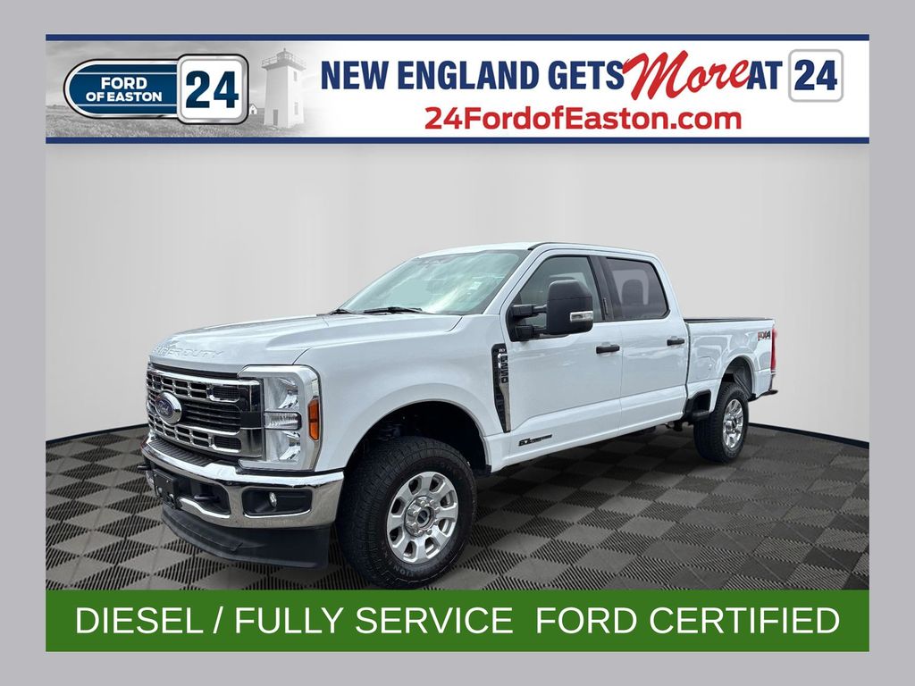 Oxford White 2024 Ford F-250 Super Duty XLT SuperCab 4WD Pickup Truck Four-Wheel Drive Automatic