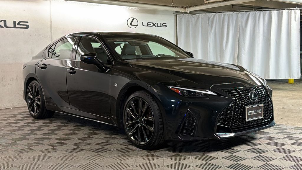 Black (Caviar) 2025 Lexus IS Sedan 6-Speed Automatic