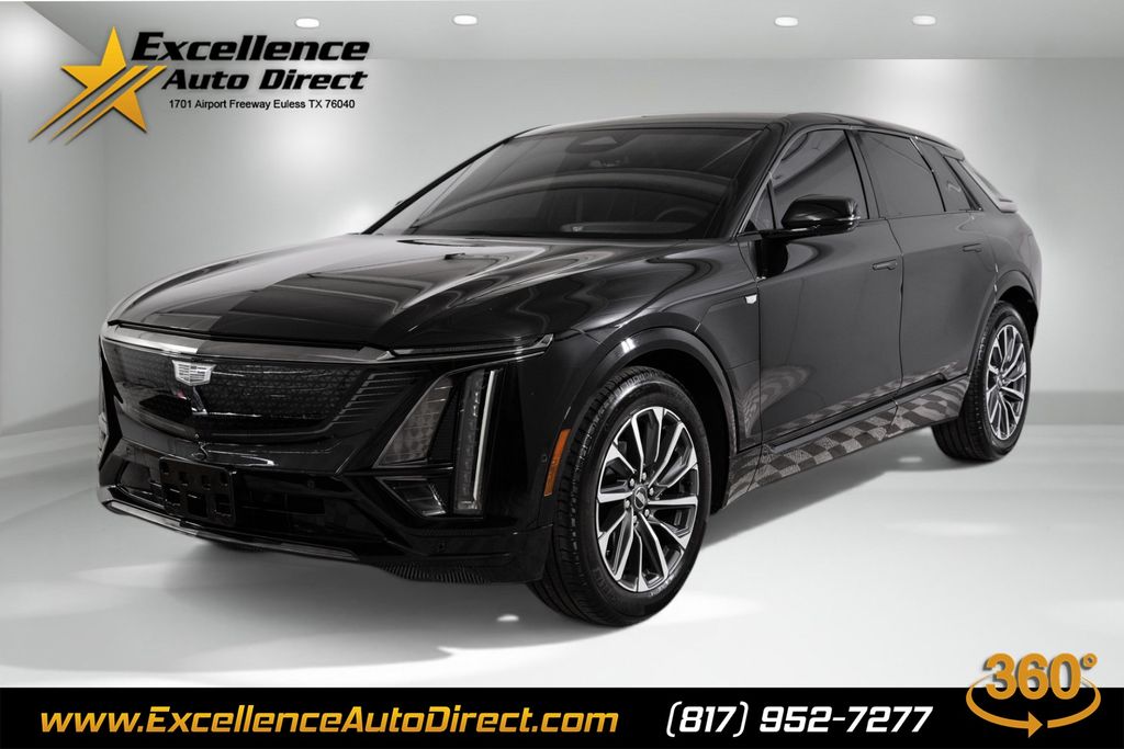 Stellar Black Metallic 2024 Cadillac LYRIQ Sport 1 AWD SUV / Crossover All-Wheel Drive 1-Speed Automatic