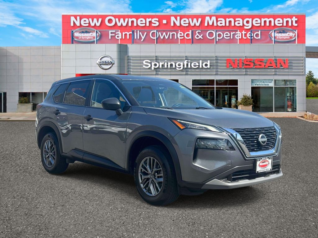 Gray (Gun Metallic) 2023 Nissan Rogue S AWD SUV / Crossover All-Wheel Drive Continuously Variable Transmission