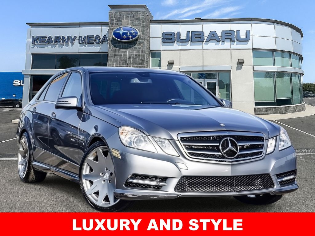 Silver 2012 Mercedes-Benz E-Class Sedan 7-Speed Automatic