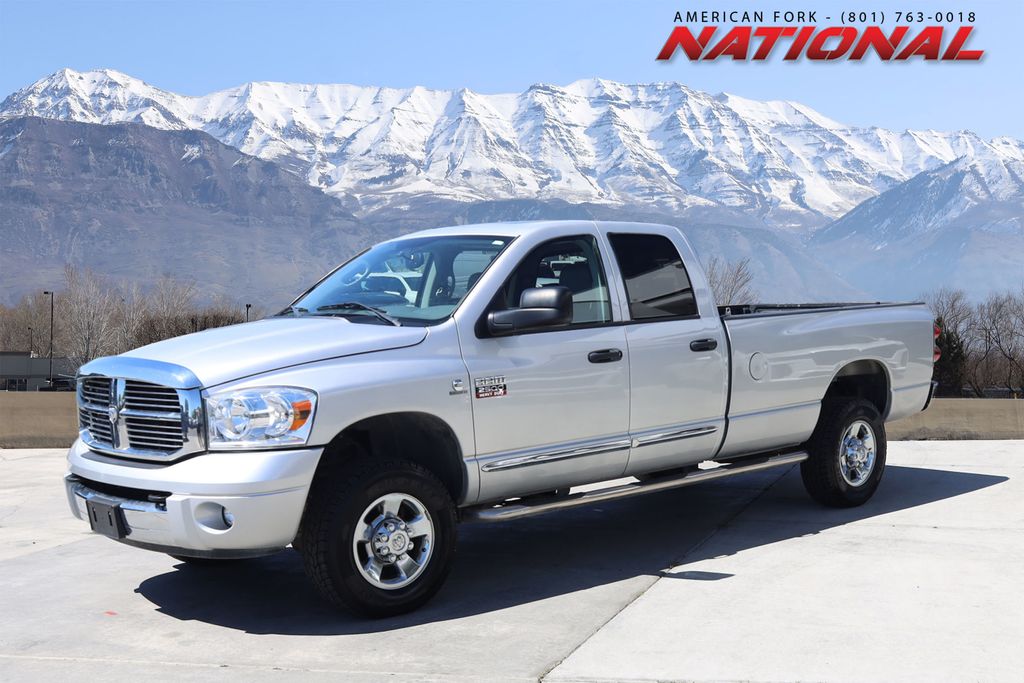 Bright Silver Metallic 2007 Dodge RAM 2500 Pickup Truck Four-Wheel Drive 6-Speed Automatic