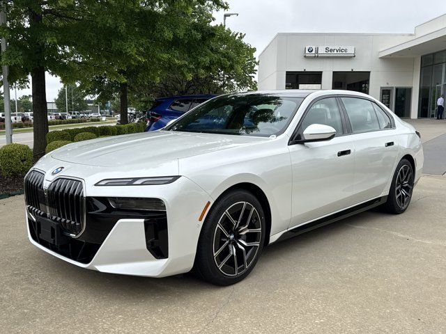 Mineral White Metallic 2025 BMW 7 Series 740i xDrive Sedan All-Wheel Drive 8-Speed Automatic