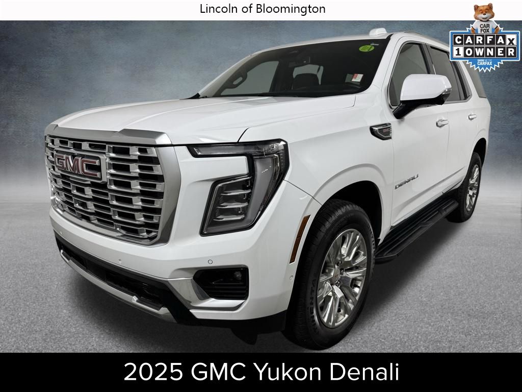 Summit White 2025 GMC Yukon SUV / Crossover Four-Wheel Drive