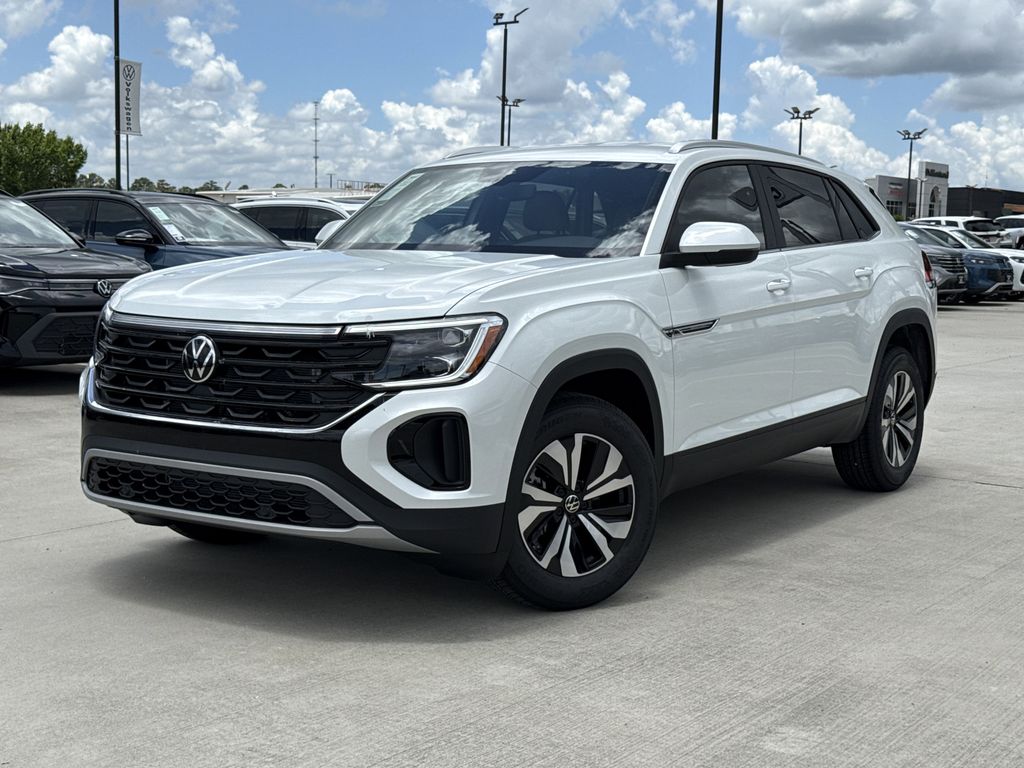 2026 Volkswagen Atlas Cross Sport 2.0T SE White at DeMontrond Auto Country