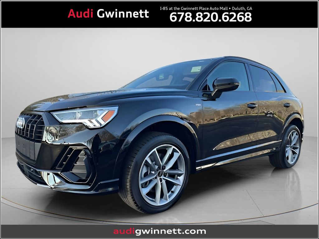 Black Metallic 2024 Audi Q3 SUV / Crossover All-Wheel Drive 8-Speed Automatic