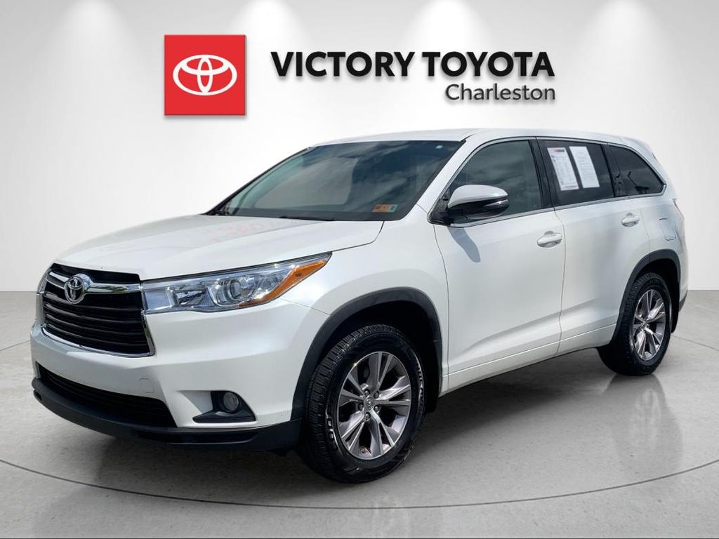 White (Blizzard Pearl) 2015 Toyota Highlander SUV / Crossover All-Wheel Drive 6-Speed Automatic Overdrive