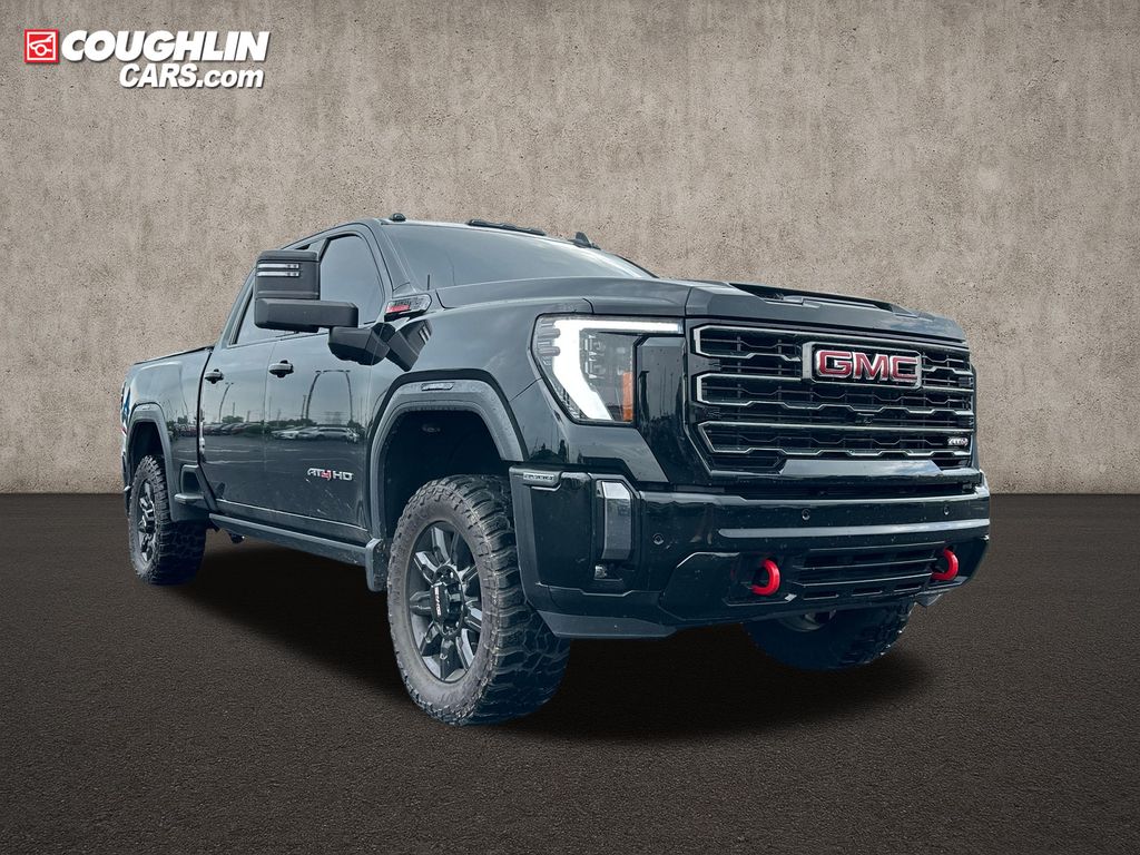 Onyx Black 2024 GMC Sierra 2500HD Pickup Truck Four-Wheel Drive Automatic
