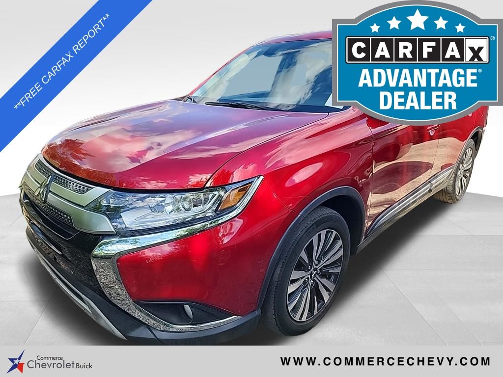 Red 2020 Mitsubishi Outlander SE FWD SUV / Crossover Front-Wheel Drive Continuously Variable Transmission
