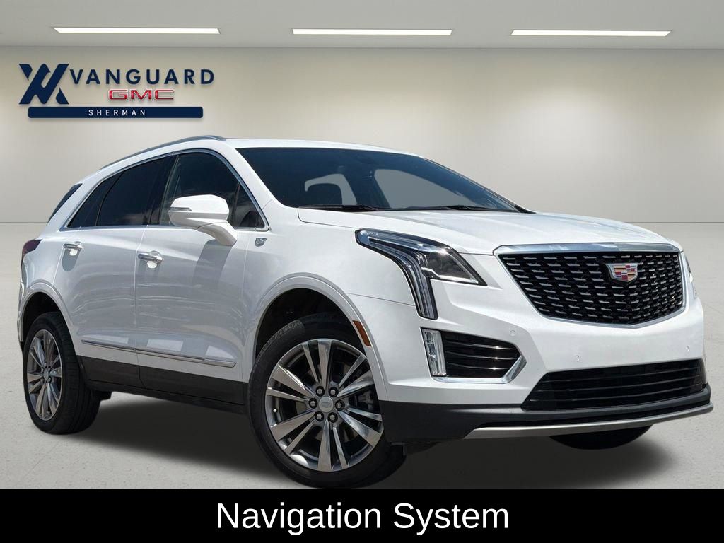 Crystal White 2024 Cadillac XT5 Premium Luxury FWD SUV / Crossover Front-Wheel Drive 9-Speed Automatic