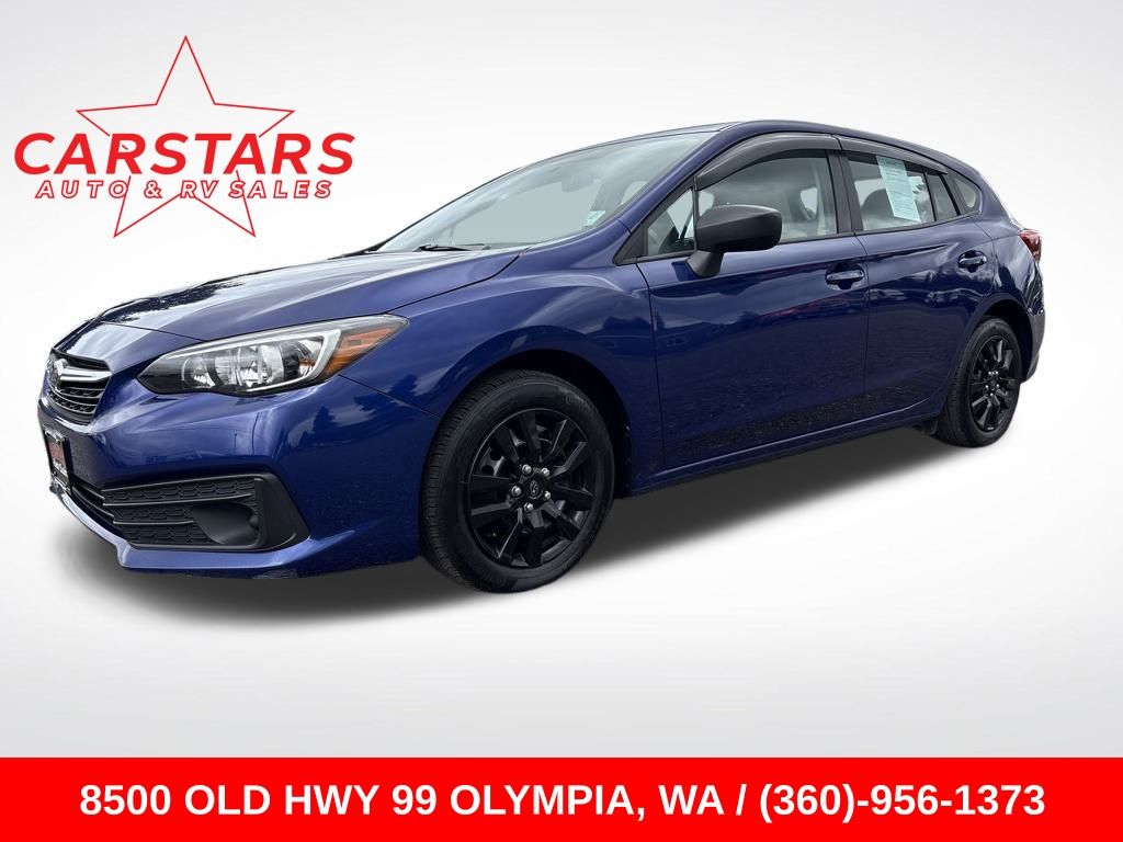 2022 Sapphire Blue Pearl Subaru Impreza Base Hatchback