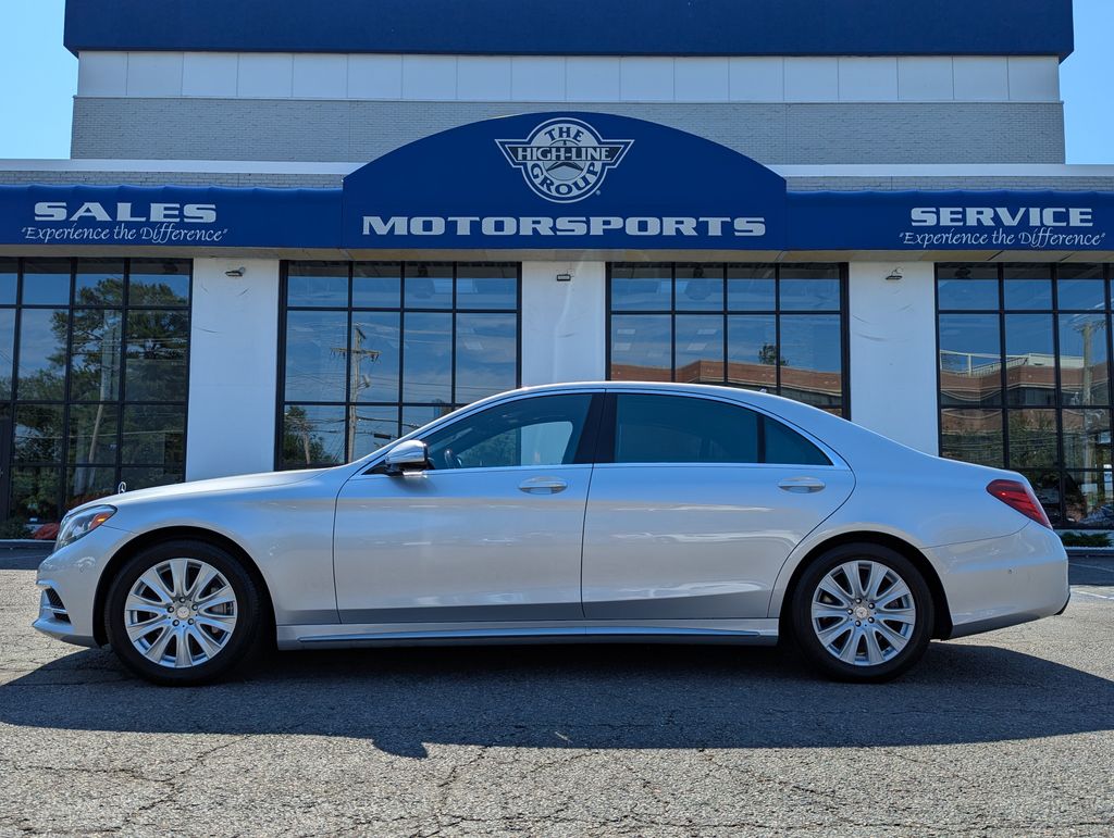 Iridium Silver Metallic 2016 Mercedes-Benz S-Class Sedan All-Wheel Drive 7-Speed Automatic