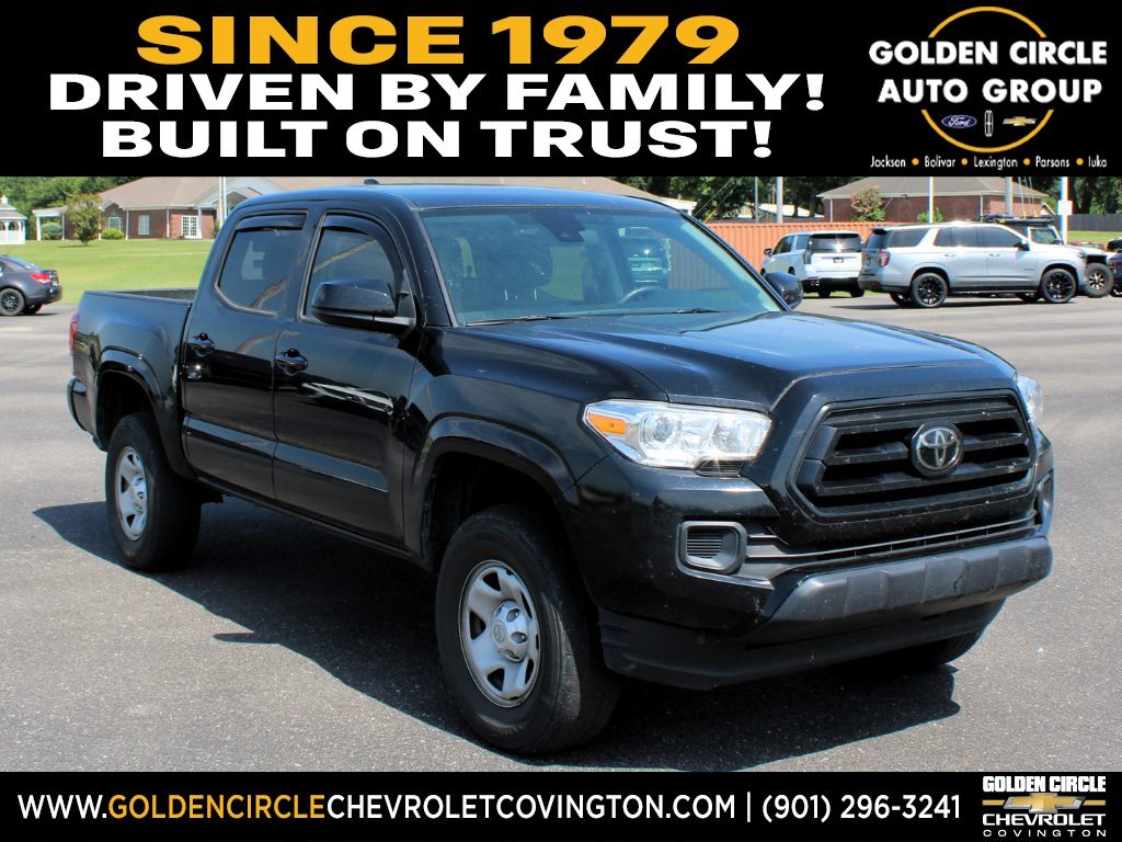 Midnight Black Metallic 2021 Toyota Tacoma Pickup Truck 4X2 6-Speed Automatic