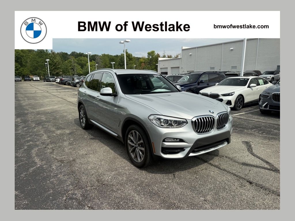 Glacier Silver Metallic 2019 BMW X3 SUV / Crossover All-Wheel Drive 8-Speed Automatic