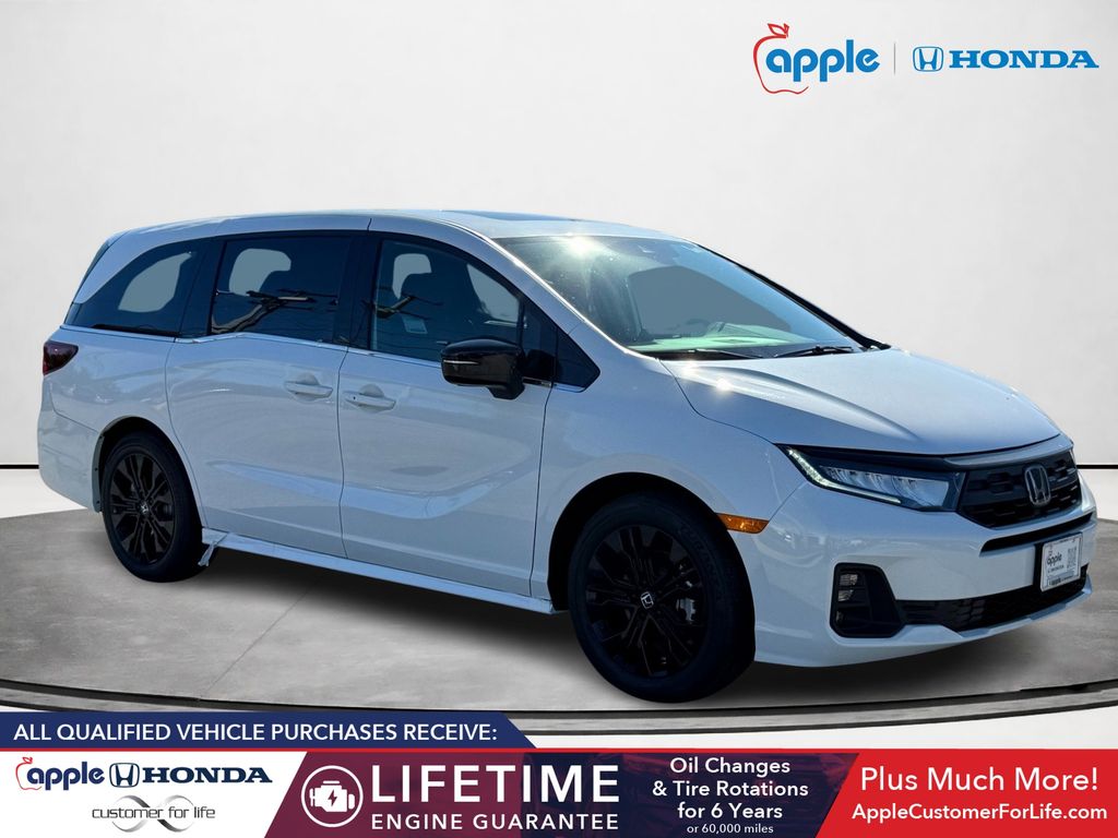 Platinum White 2026 Honda Odyssey Minivan Front-Wheel Drive Automatic