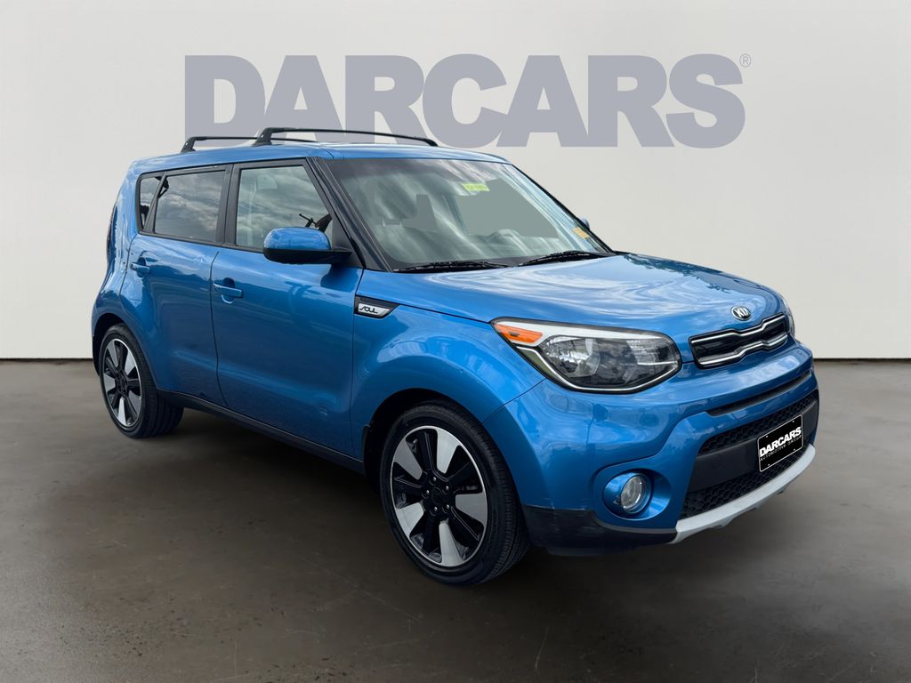 Caribbean Blue 2019 Kia Soul Wagon Front-Wheel Drive 6-Speed Automatic
