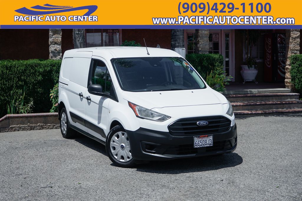 Frozen White 2019 Ford Transit Connect Cargo XL LWB FWD with Rear Cargo Doors Van Front-Wheel Drive 8-Speed Automatic
