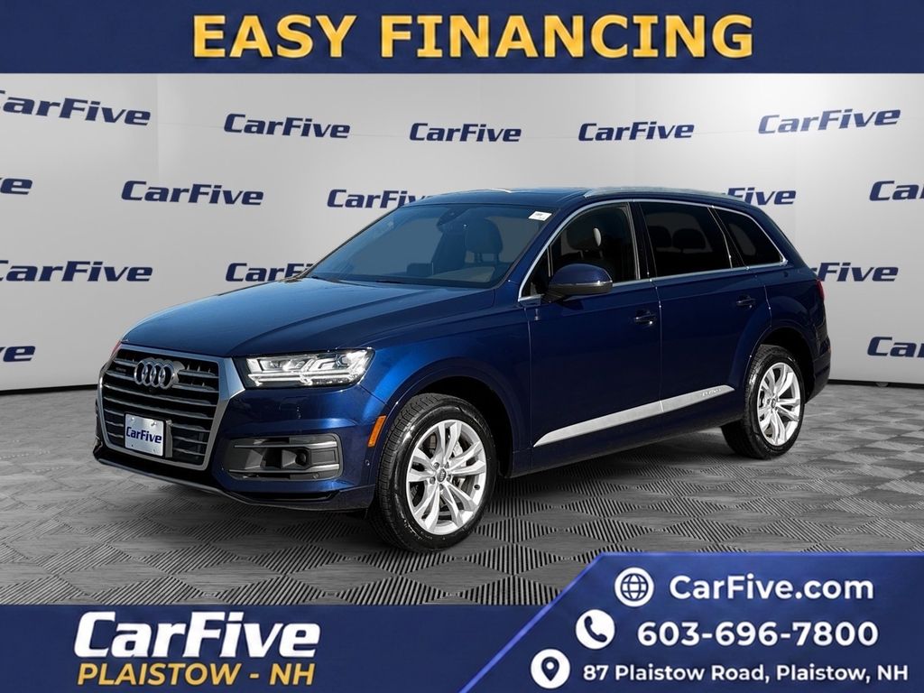 Blue Metallic 2019 Audi Q7 SUV / Crossover All-Wheel Drive 8-Speed Automatic