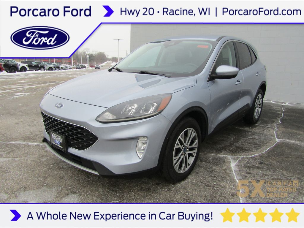 Iced Blue Silver Metallic 2022 Ford Escape SEL AWD SUV / Crossover All-Wheel Drive 8-Speed Automatic