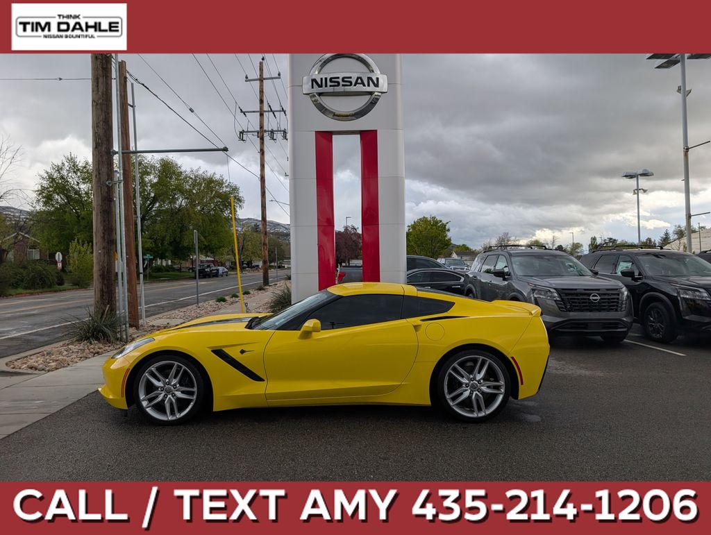 Corvette Racing Yellow Tintcoat 2017 Chevrolet Corvette Stingray Z51 3LT Coupe RWD Coupe Rear-Wheel Drive 7-Speed Manual