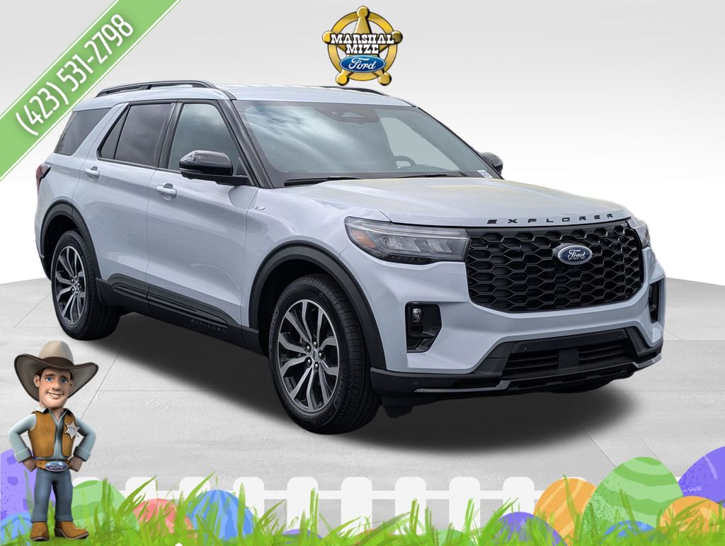 Space White Metallic 2026 Ford Explorer ST-Line RWD SUV / Crossover Rear-Wheel Drive Automatic