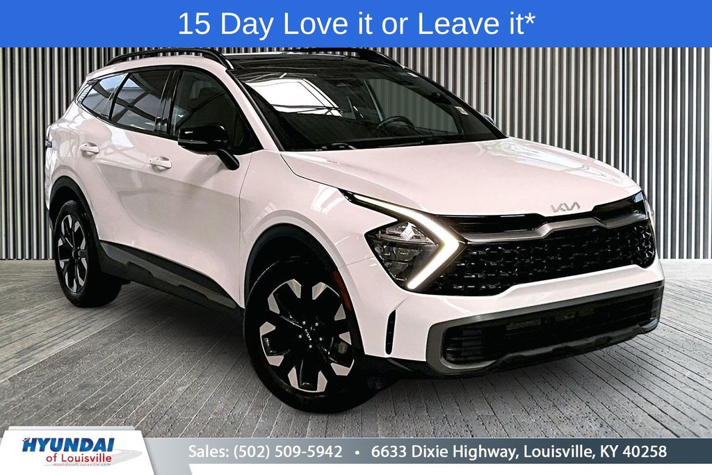 Glacial White Pearl 2023 Kia Sportage X-Line AWD SUV / Crossover All-Wheel Drive 8-Speed Automatic