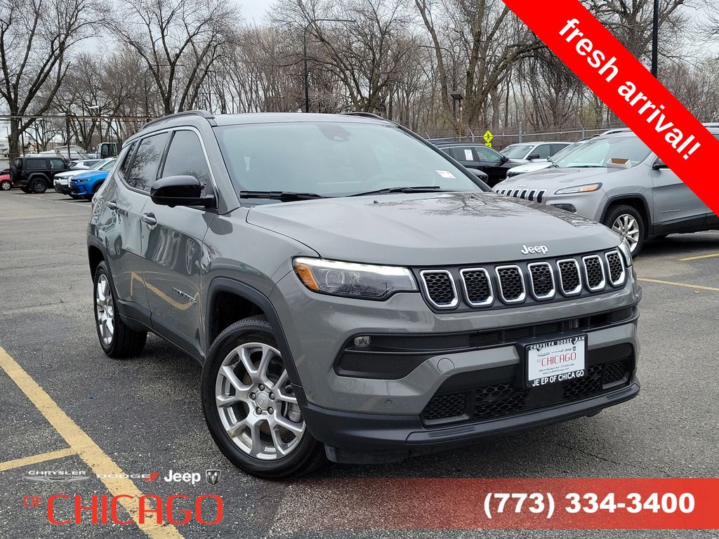 Sting-Gray Clearcoat 2024 Jeep Compass Latitude Lux 4WD SUV / Crossover Four-Wheel Drive 8-Speed Automatic