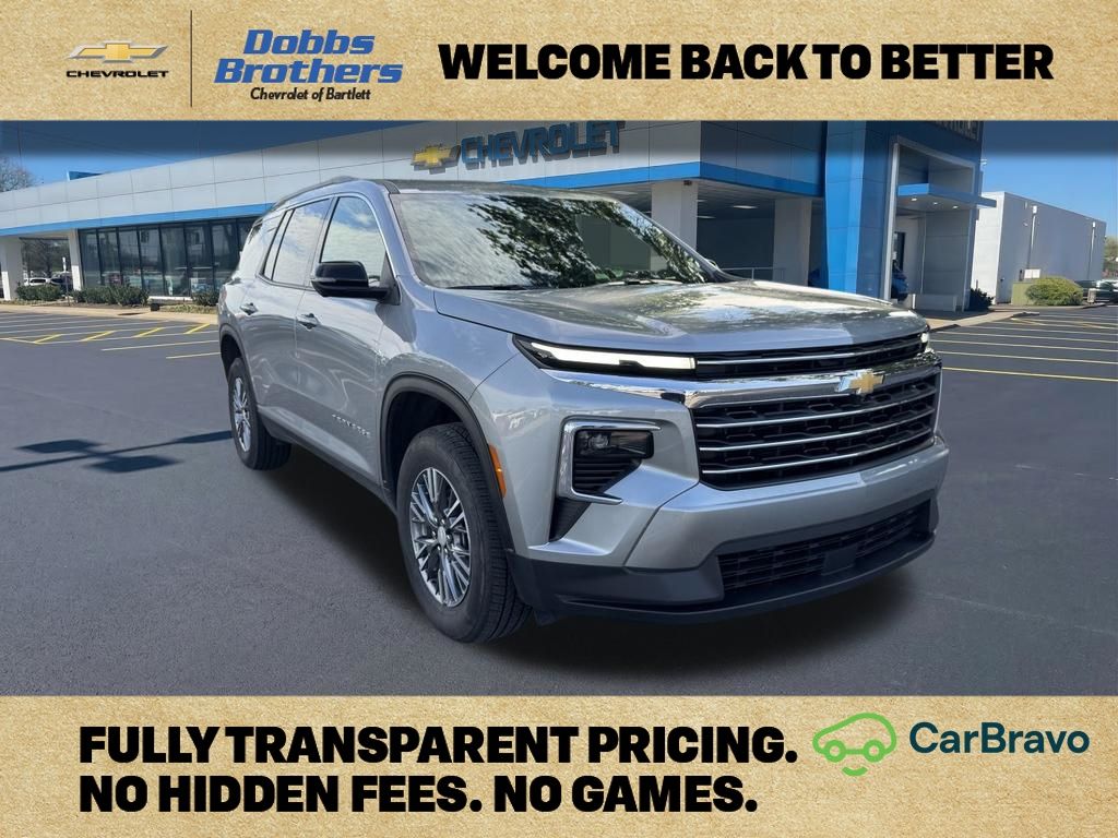 Sterling Gray Metallic 2026 Chevrolet Traverse SUV / Crossover Four-Wheel Drive 8-Speed Automatic