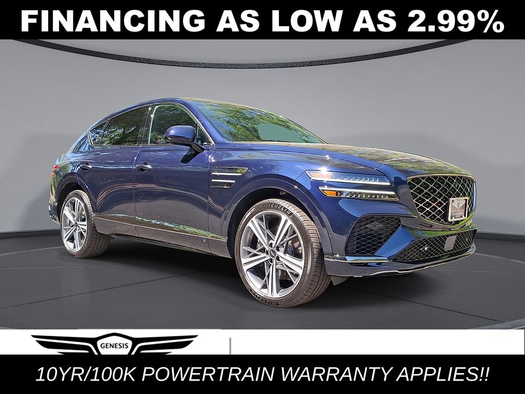 Capri Blue 2026 Genesis GV80 Coupe 3.5T E-SC AWD Coupe All-Wheel Drive 8-Speed Automatic