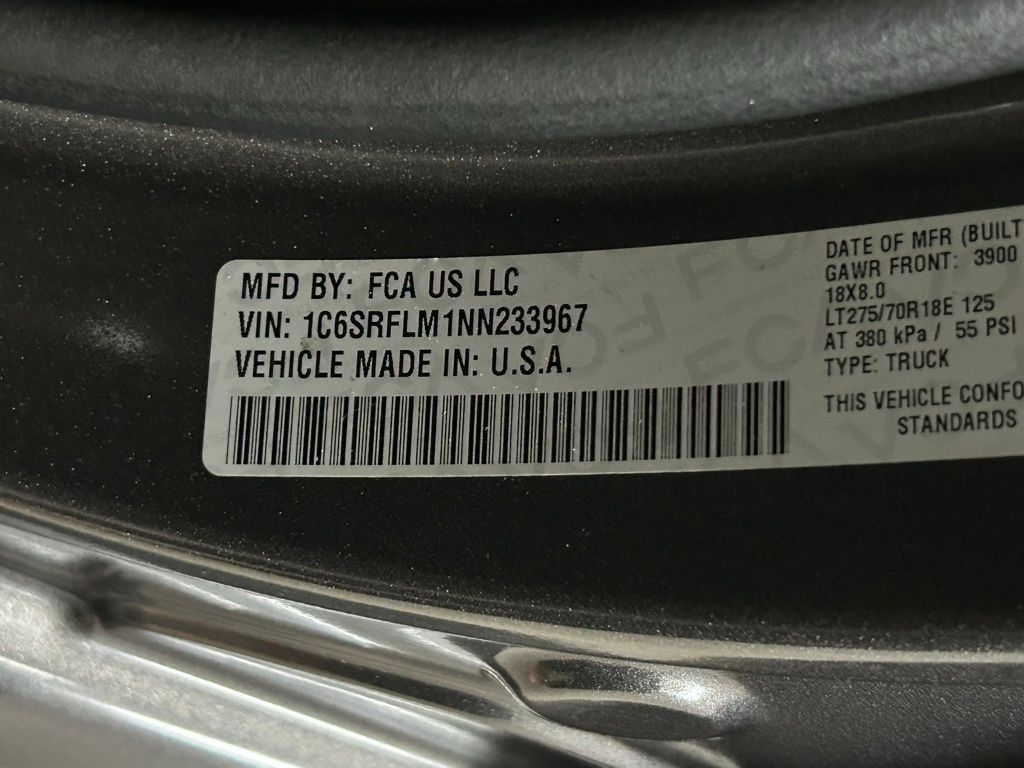 Used 2022 Granite Crystal Metallic Clearcoat Ram Rebel image 53